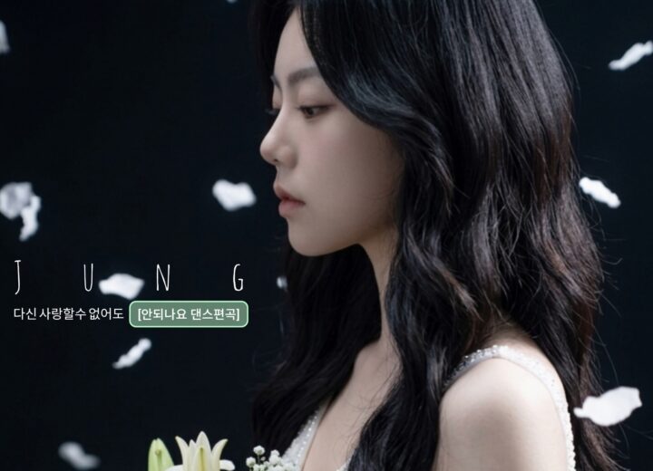 Jung 다신 사랑할수 없어도 앨범 자켓