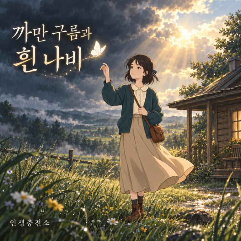 인생충전소 까만 구름과 흰 나비 앨범 자켓