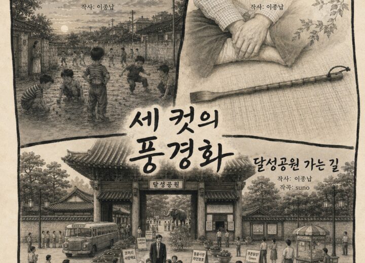 이종납 세 컷의 풍경화 최신 앨범 자켓