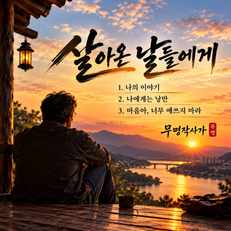 무명작사가 살아온 날들에게 앨범 자켓