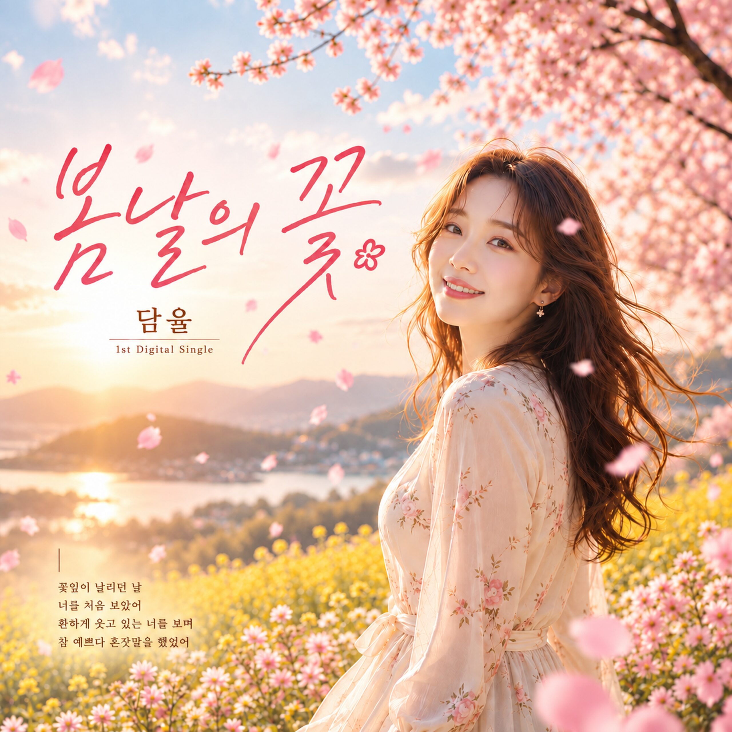 담율 봄날의 꽃 앨범 자켓