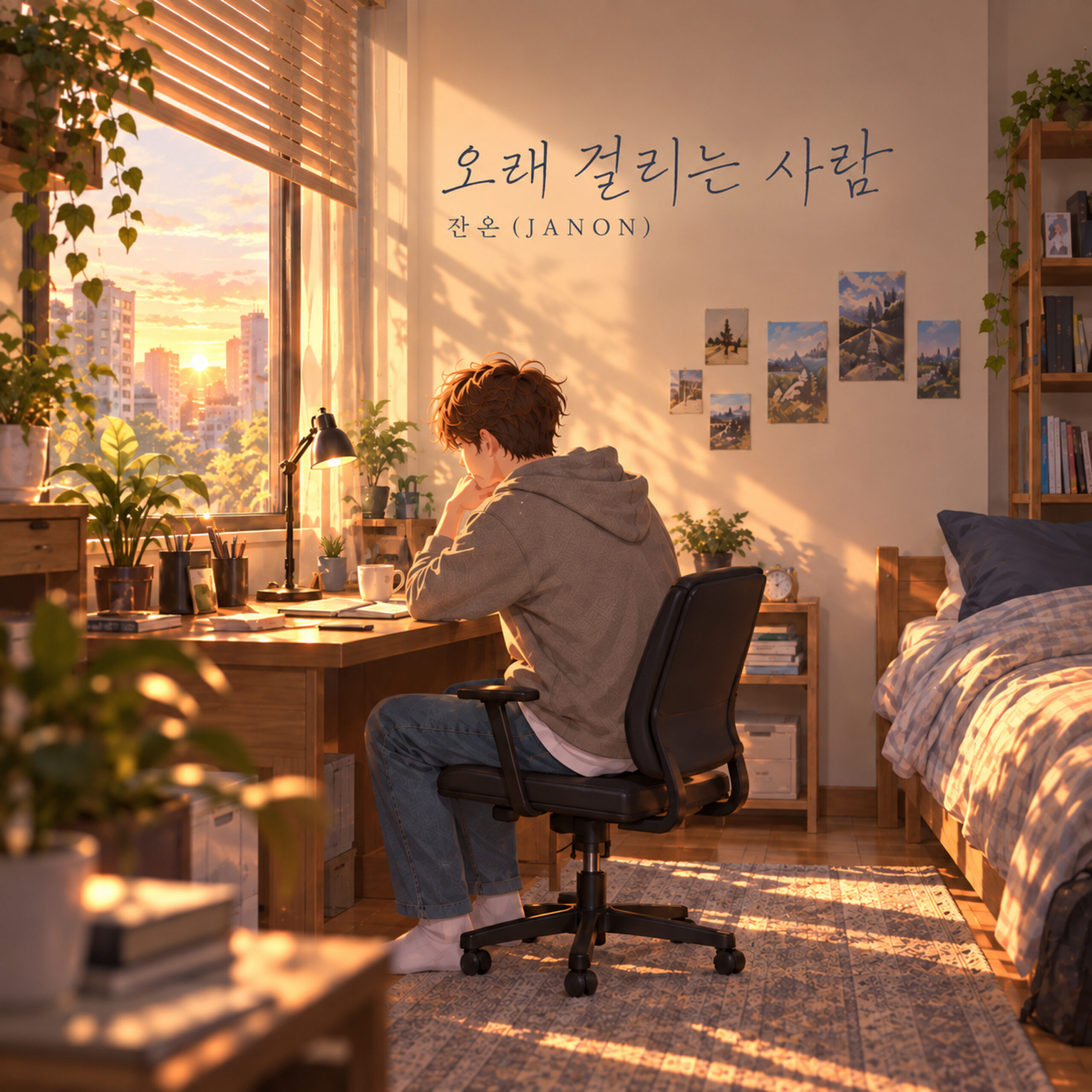 잔온(JANON) 오래 걸리는 사람 앨범 자켓