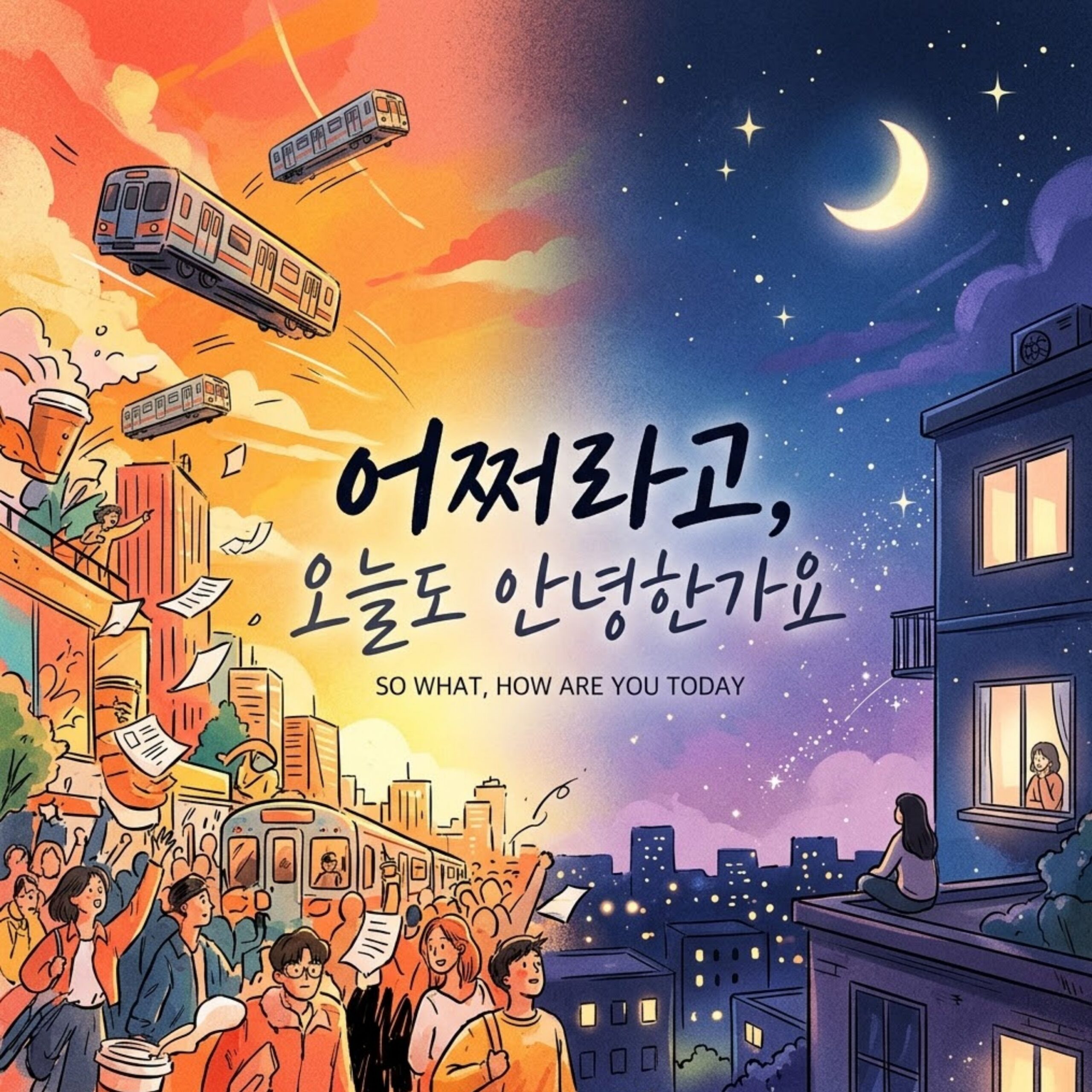 으니야 어쩌라고, 오늘도 안녕한가요 앨범 자켓