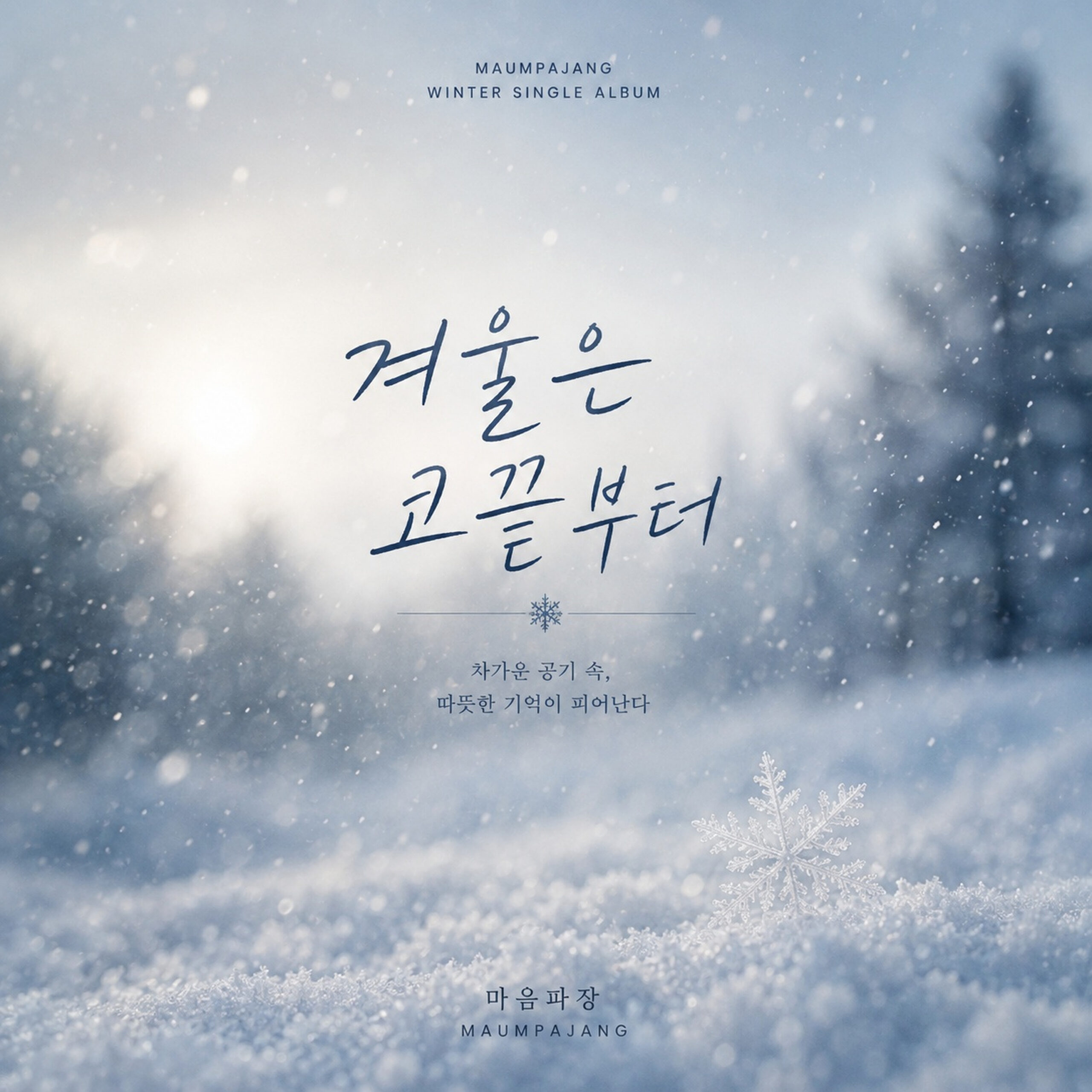 마음파장 겨울은 코끝부터 앨범 자켓